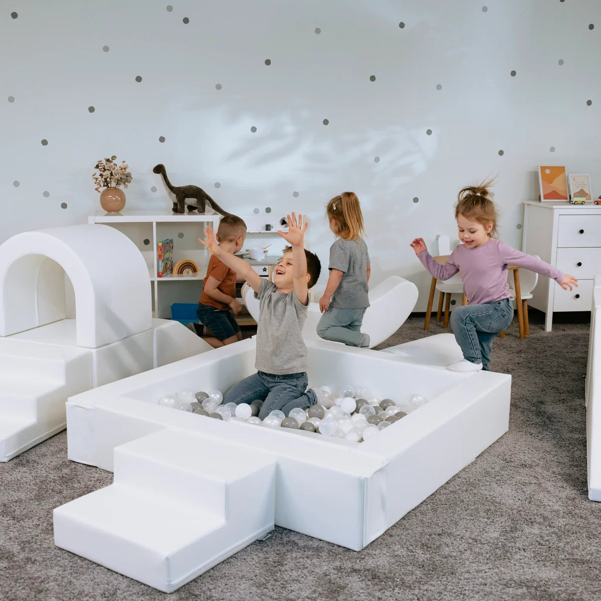 Mīkstie kluči Party Set Soft Play, IGLU - White, balts