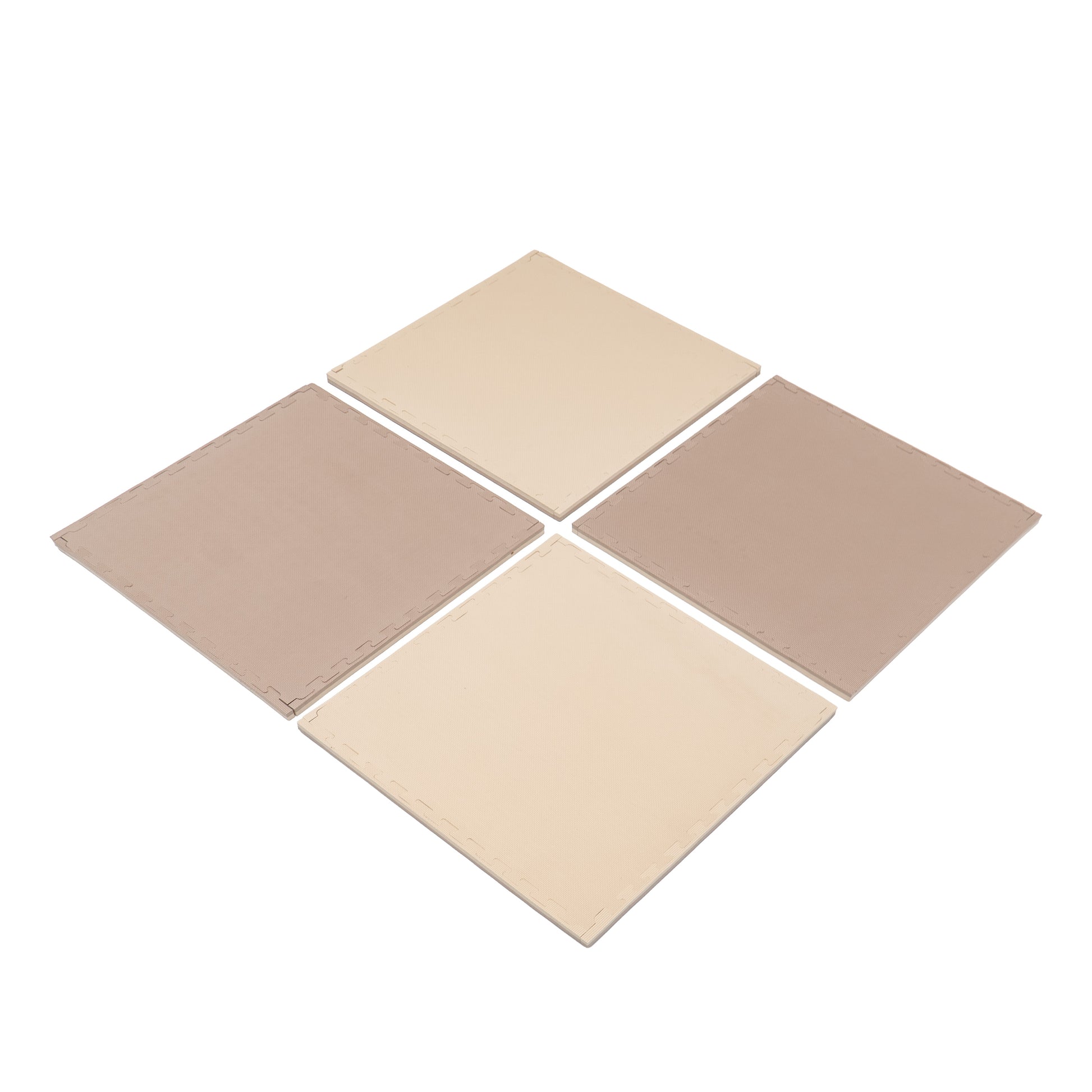 Divpusīgs rotaļu paklājs XL bēšs/tumši bēšs, Playmats Beige/Dark Beige, IGLU, SET_PLAYMATSXL_12