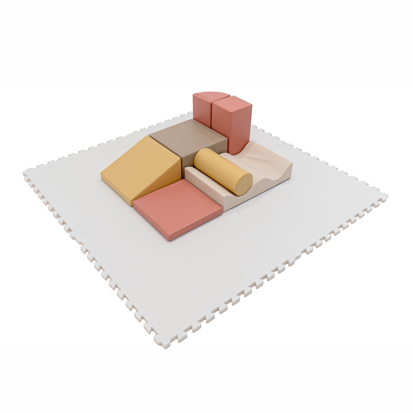 Divpusīgs otaļu paklājs XL bēšs/balts, Playmats Beige/White, IGLU, SET_PLAYMATSXL_26