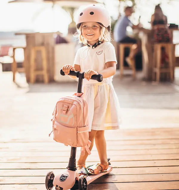 Bērnu mugursoma rozā 9L, Peaach Backpack, Scoot and Ride, 96489