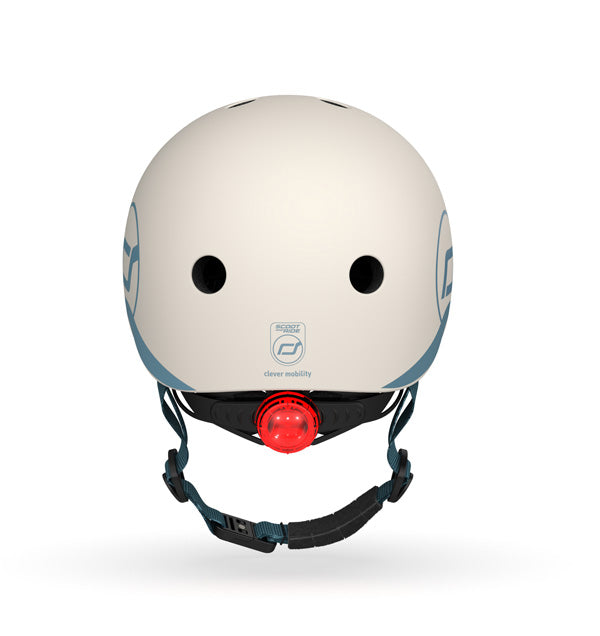 Bērnu ķivere pelēka, Helmet Ash, Scoot and Ride, 96360