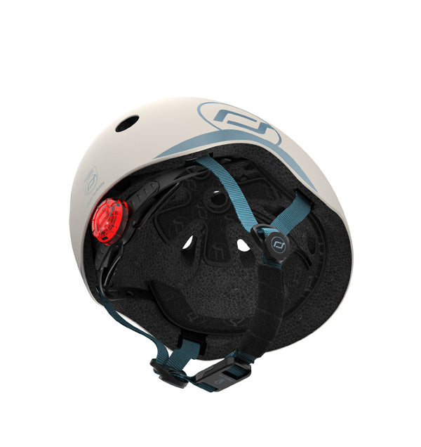 Bērnu ķivere pelēka, Helmet Ash, Scoot and Ride, 96360