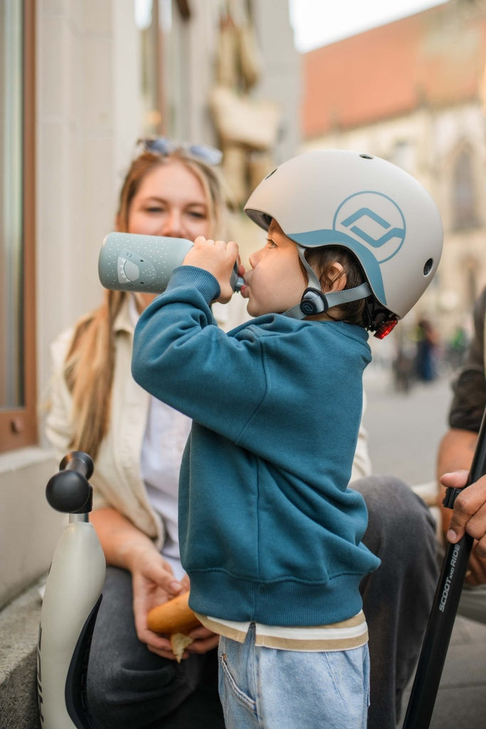 Bērnu ķivere pelēka, Helmet Ash, Scoot and Ride, 96360