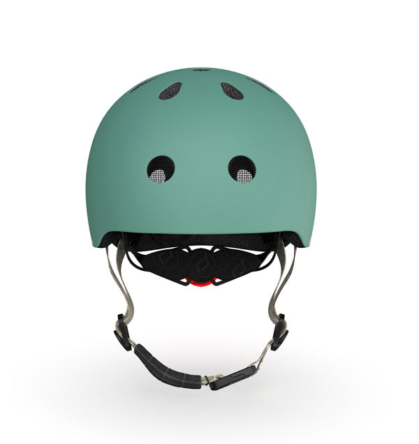 Bērnu ķivere zaļa, Helmet Forest, Scoot and Ride, S-M