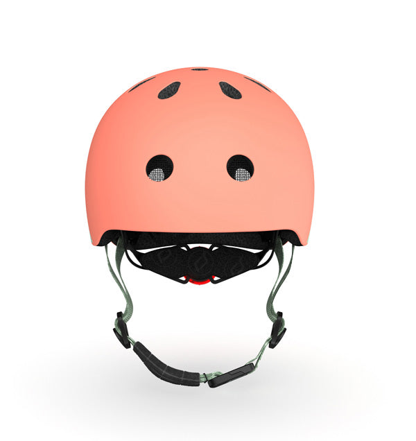 Bērnu ķivere oranža, Helmet Peach, Scoot and Ride, S-M