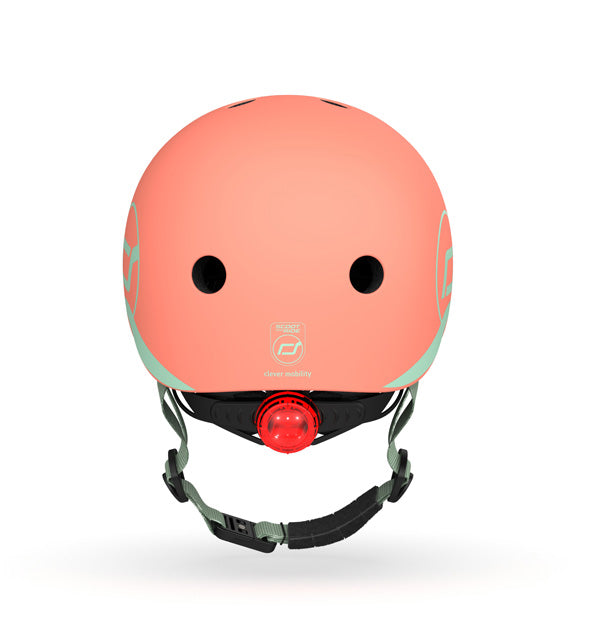 Bērnu ķivere oranža, Helmet Peach, Scoot and Ride, S-M