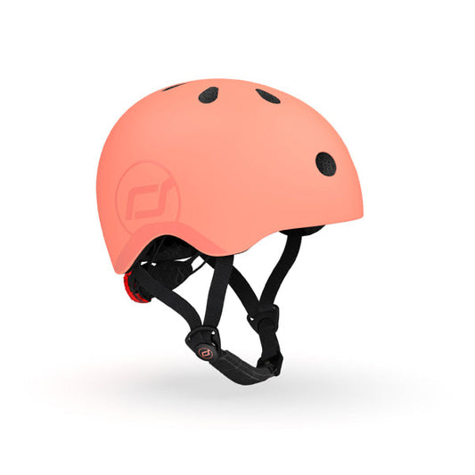 Bērnu ķivere oranža, Helmet Peach, Scoot and Ride, S-M