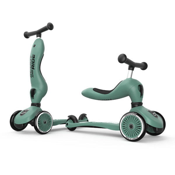 Transformējams skrejritenis Highway Kick 1, 2in1, Forest, Scoot and Ride, 96269