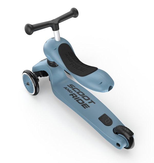 Transformējams skrejritenis Highway Kick 1, 2in1, Steel, Scoot and Ride, 96271