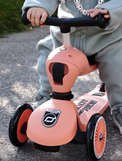 Transformējams skrejritenis Highway Kick 1, 2in1, Peach, Scoot and Ride, 96353