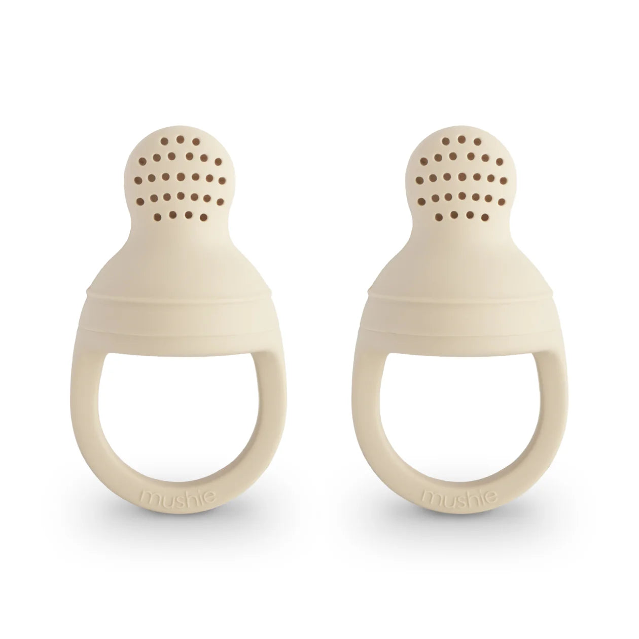 Silikona fīderis/barošanas knupis, Silicone Feeder Shifting Sand, bēšs, Mushie