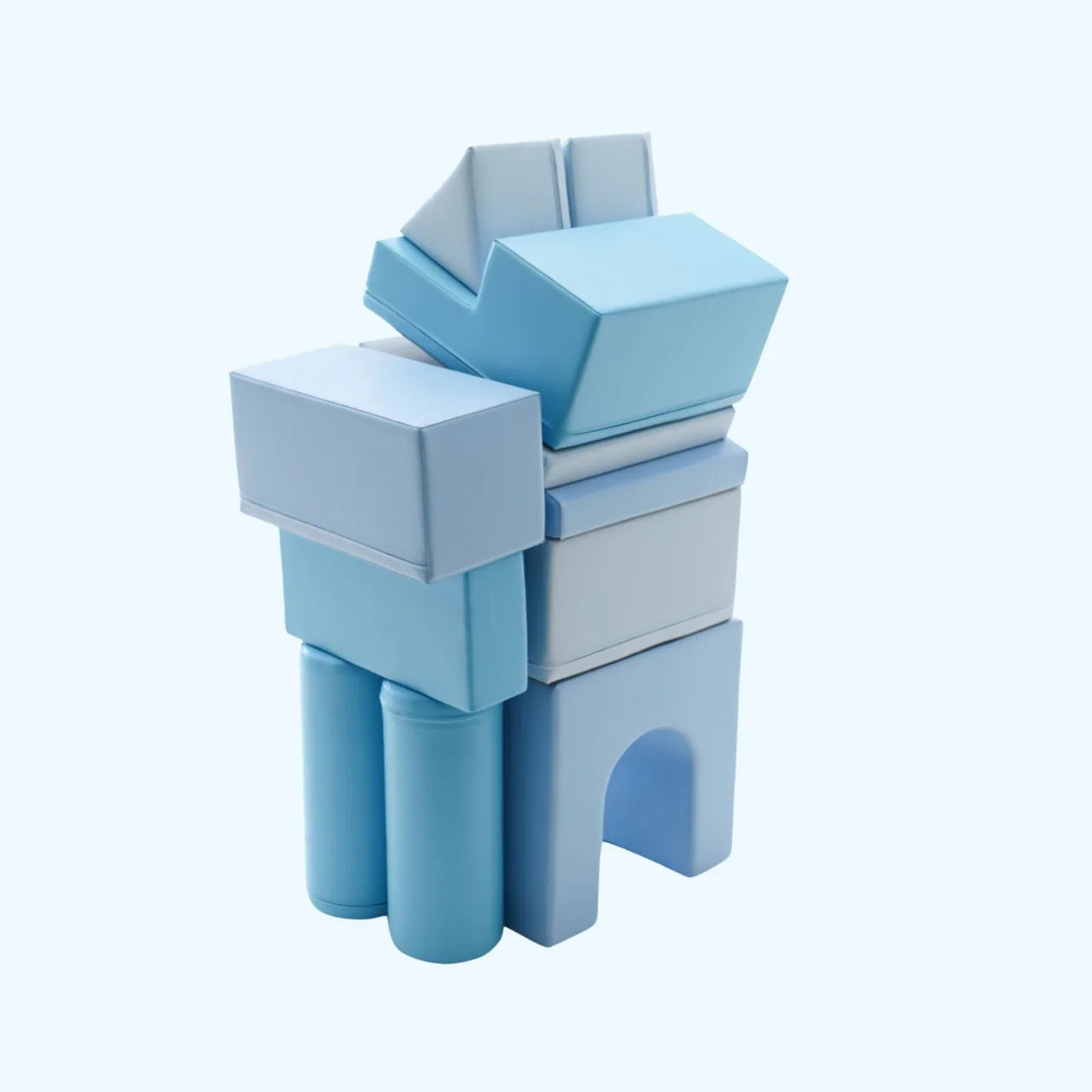 Mīkstie kluči Castle Soft Play, IGLU - Blue, zils, Set_03_4