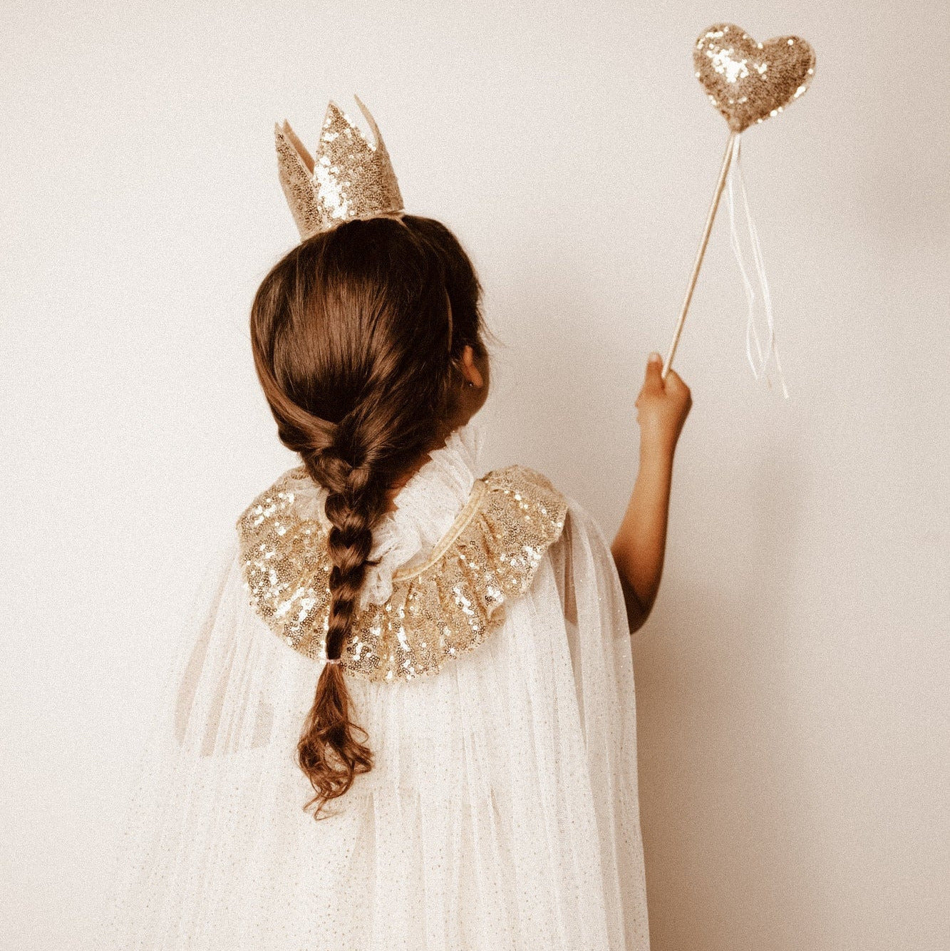 Princeses kostīma apmetnis, The Golden Queen Disguise, 96/125cm,  Mrs.Ertha