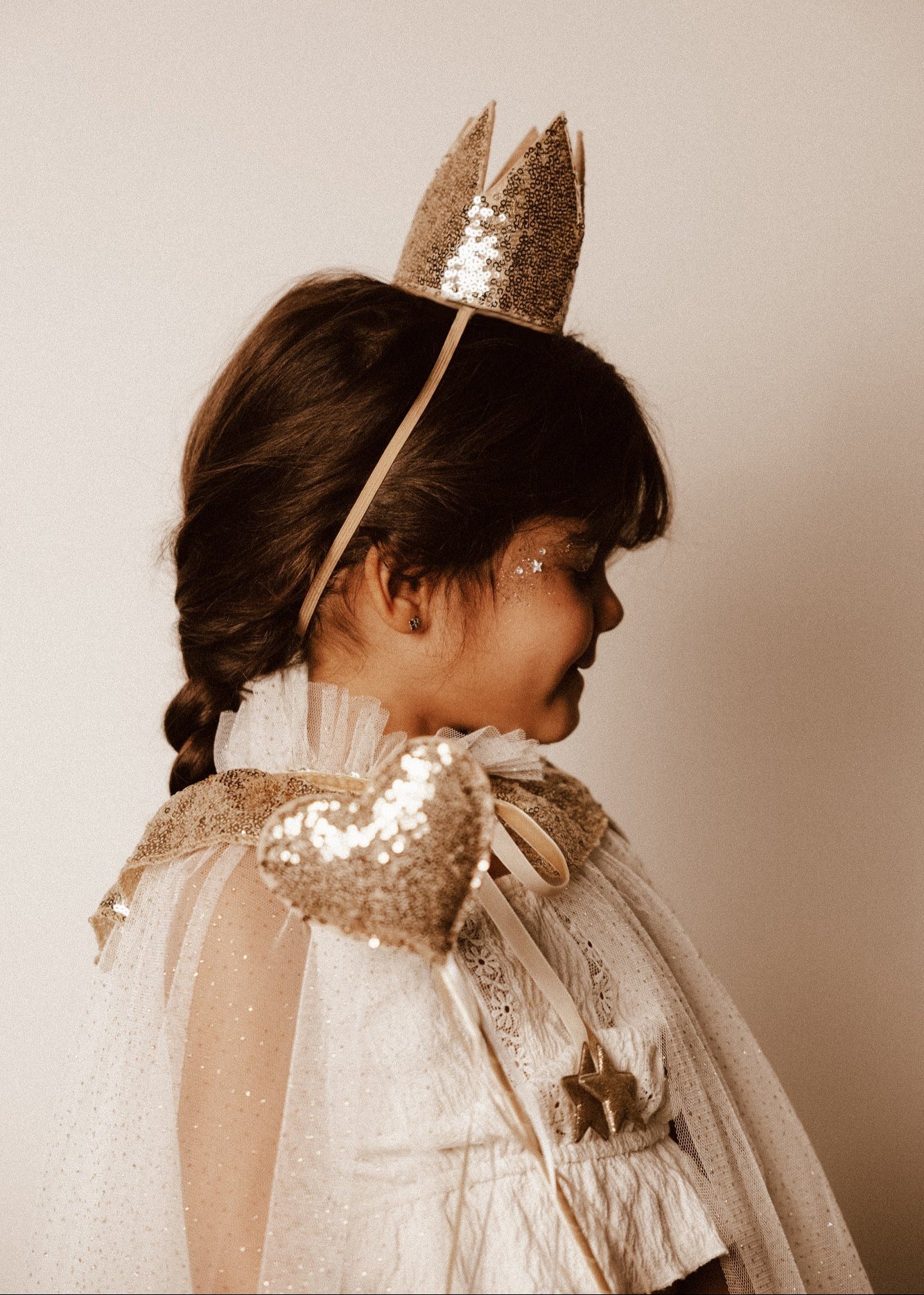 Princeses kostīma apmetnis, The Golden Queen Disguise, 96/125cm,  Mrs.Ertha
