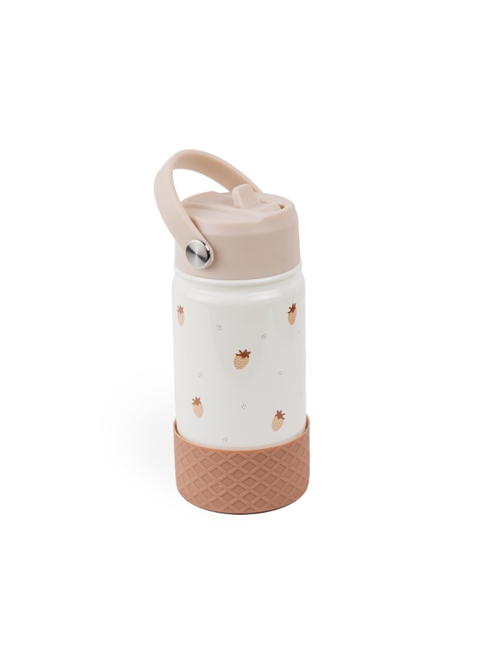 Bērnu ūdens termo pudele Strawberries Mood, Stainless Steel Water bottle, Mrs Ertha