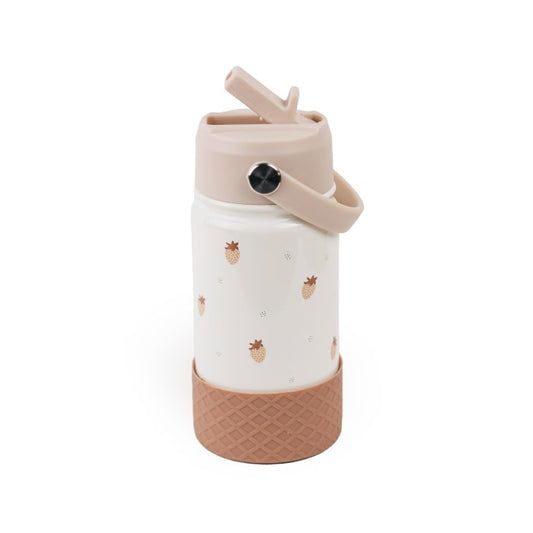 Bērnu ūdens termo pudele Strawberries Mood, Stainless Steel Water bottle, Mrs Ertha