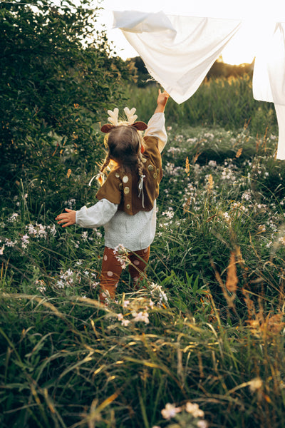 Stirnas kostīma komplekts meitenītei, Roe Deer Costume, Party Deco, STR5