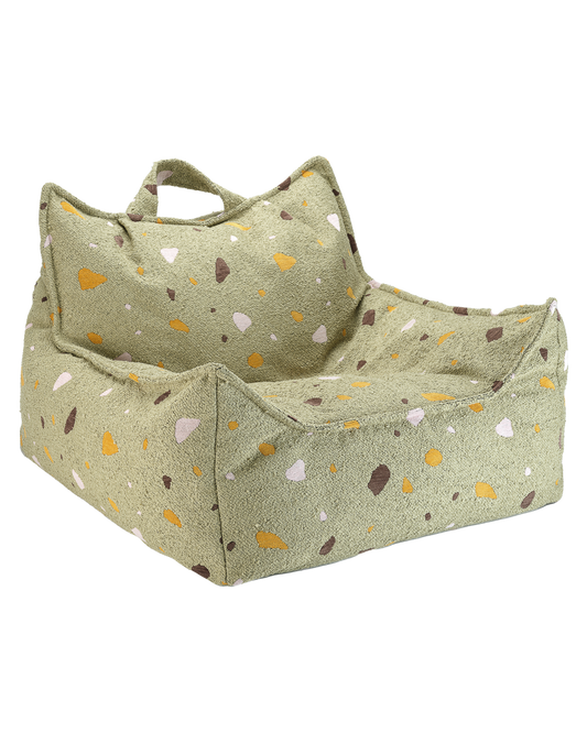 Terrazzo samanų pufo kėdė, Wigiwama