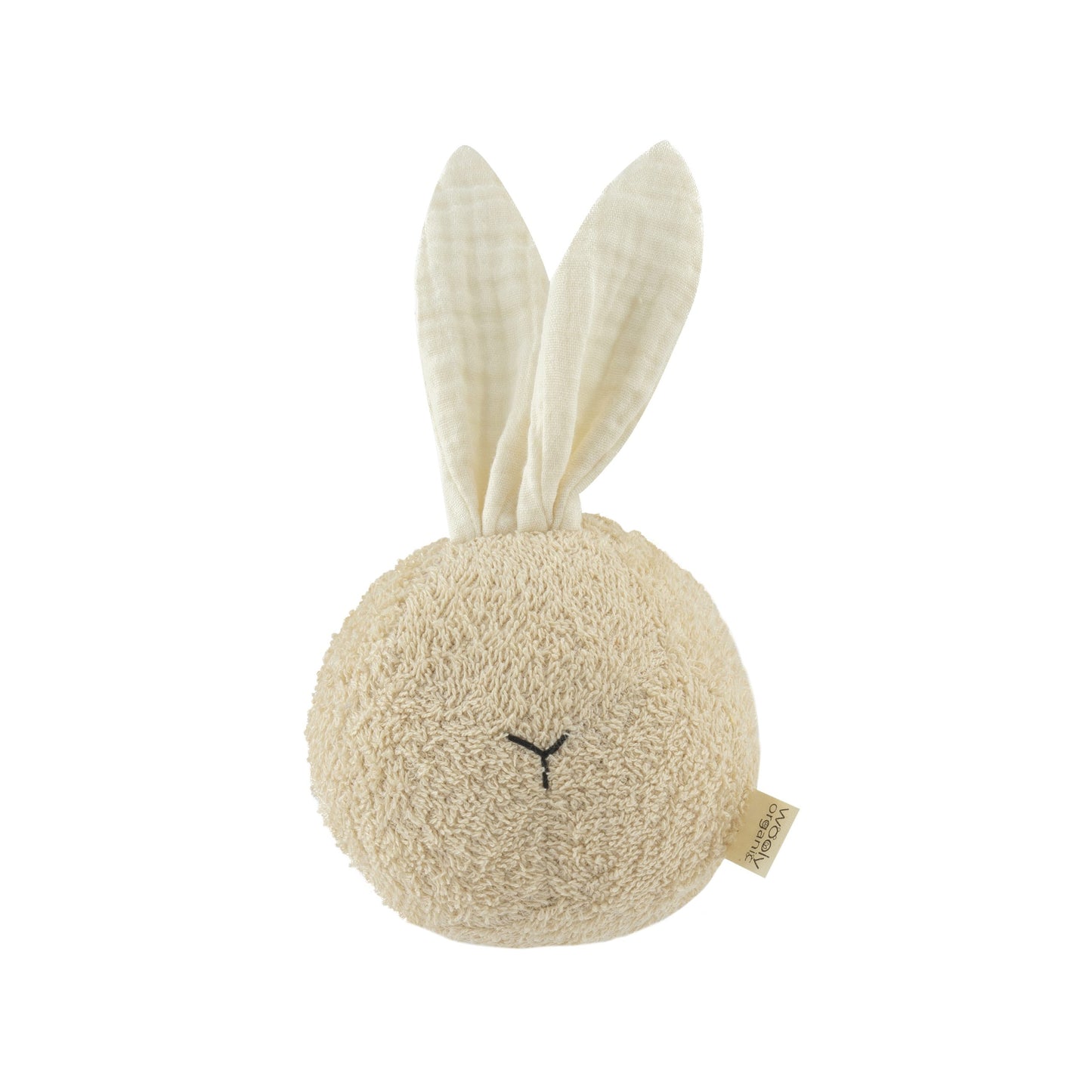 Bumba ar čaukstošām ausīm, Soft Ball Crinkle Ears, Wooly Organic, T-913-B-138