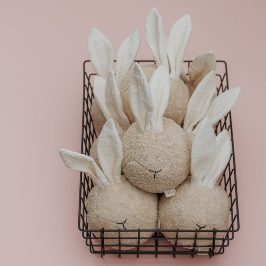 Bumba ar čaukstošām ausīm, Soft Ball Crinkle Ears, Wooly Organic, T-913-B-138