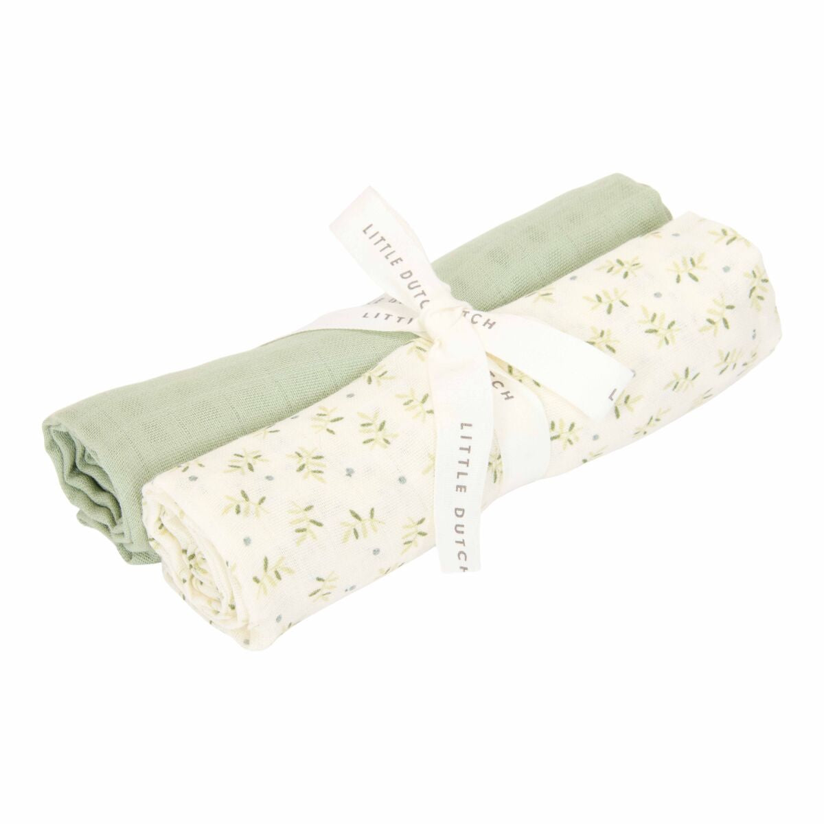 Muslīna kokvilnas autiņi Muslin Swaddles, Blueberry Leaves & Sage, Little Dutch, TE51814034
