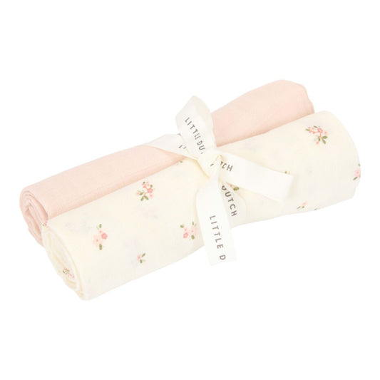 Muslīna kokvilnas autiņi Muslin Swaddles, Fairy Floral & Blossom, Little Dutch, TE51894031