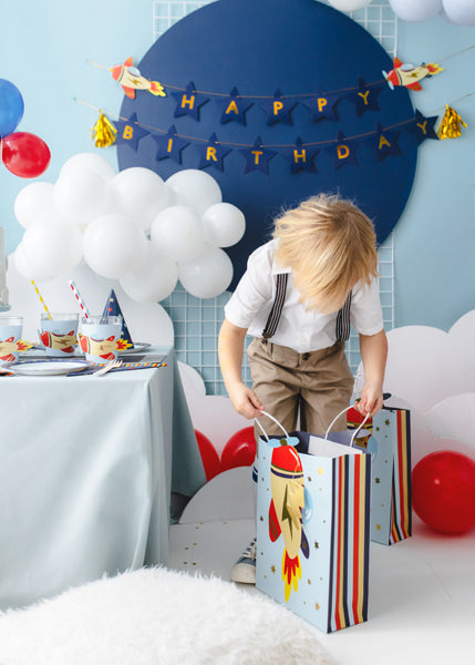 Dāvanu maisiņš Airplane, lidmašīna, Party Deco, 10x35x34 cm, TNP29