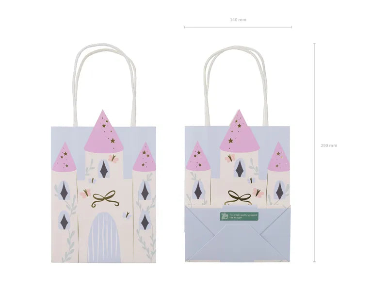 Mazais dāvanu maisiņš Pils, Gift Bag Castle, 14 x 8 x 20 cm, TNP37