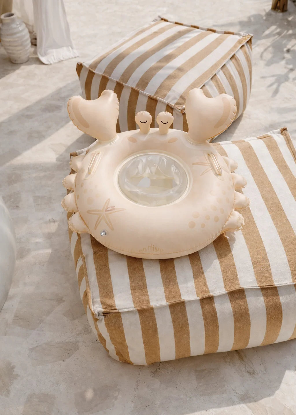 Peldriņķis mazulīšiem Tiny Crab, Inflatable Baby Seat, Mrs.Ertha