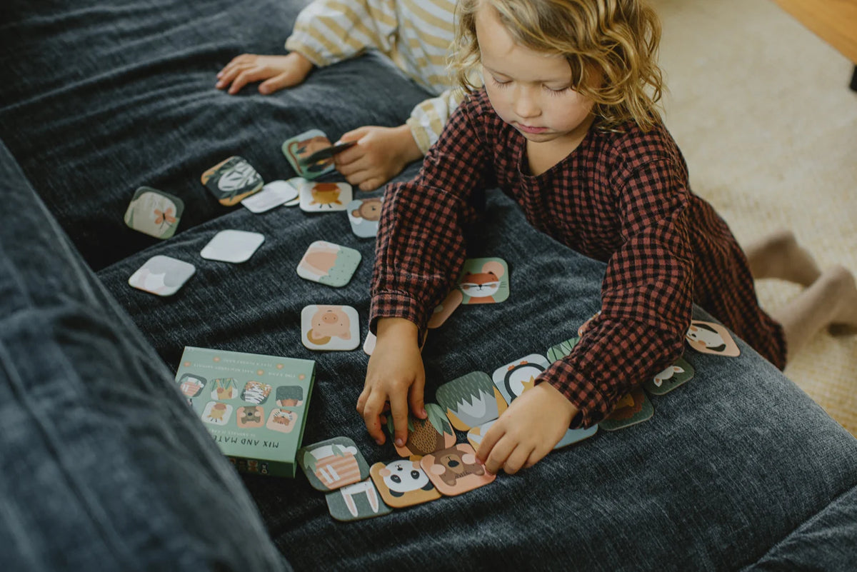 Spēle - Dzīvnieku paslēpes, Mix and Match Game, Tu Tu Family