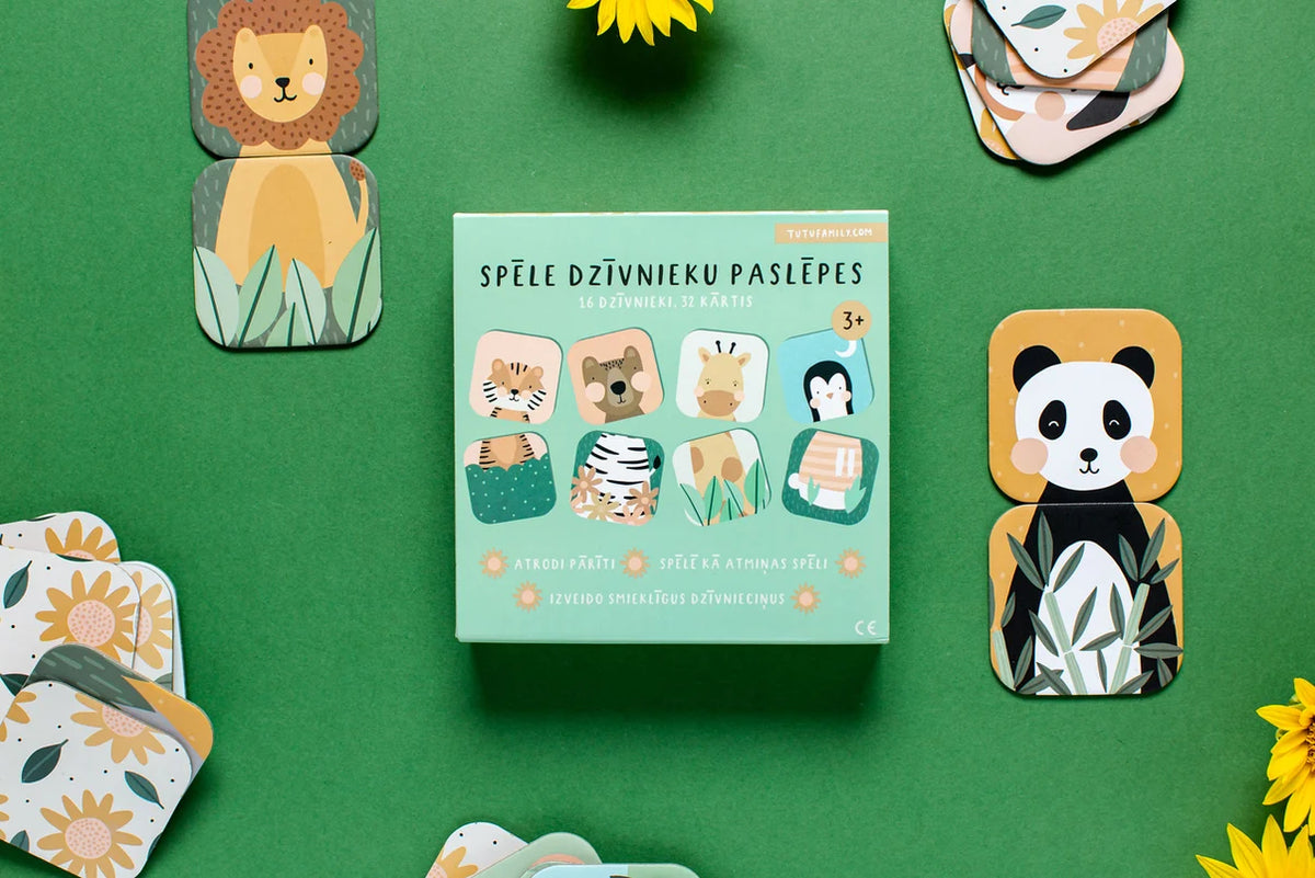 Spēle - Dzīvnieku paslēpes, Mix and Match Game, Tu Tu Family