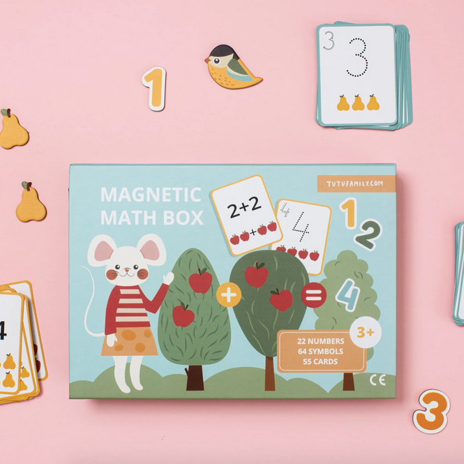 Magnētiskā matemātikas spēle, Magnetic Math Box, Tu Tu Family – Rocket Baby