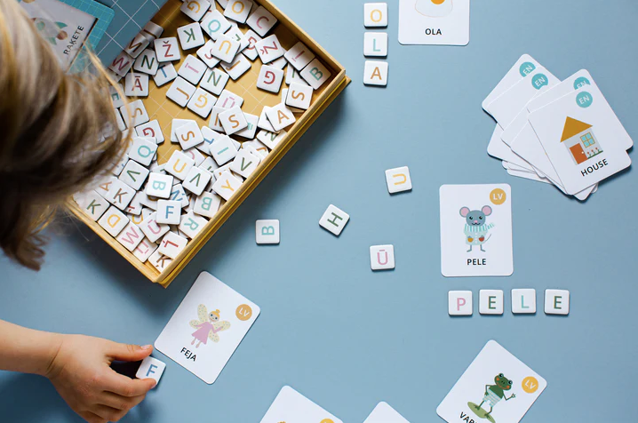 Magnētiskais alfabēts, Magnetic Alphabet LV-ENG, Tutu Family
