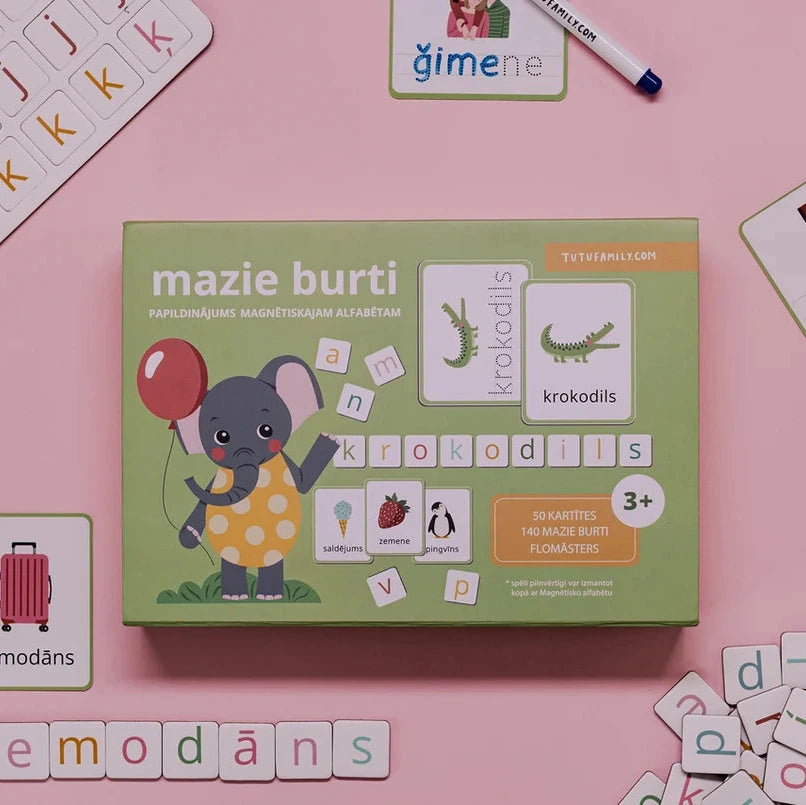 Mazie burti - papildinājums Magnētiskajam alfabētam, Tu Tu Family