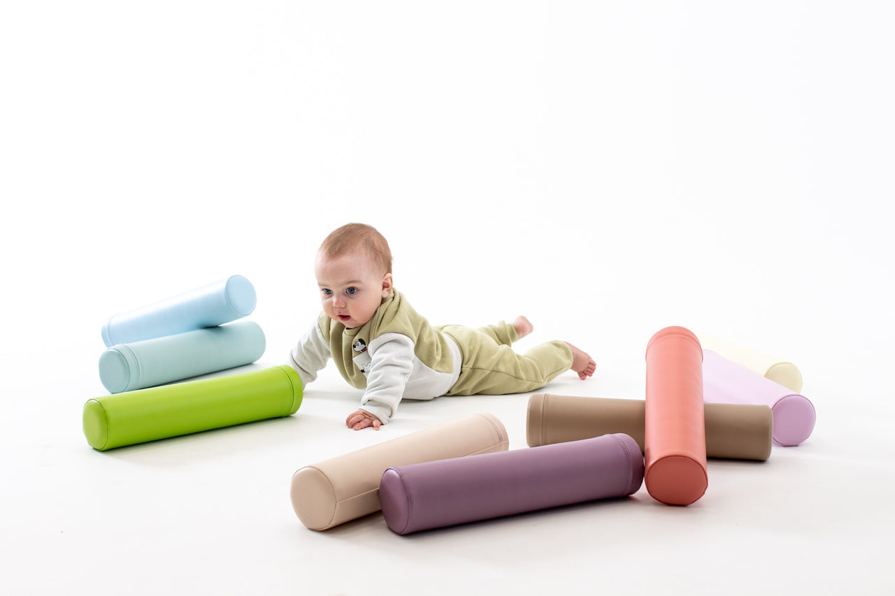 Vēdera rullītis zīdaiņiem, Tummy Roller Soft Play, IGLU - Light Green, gaiši zaļš, Sh_roller_1_196-