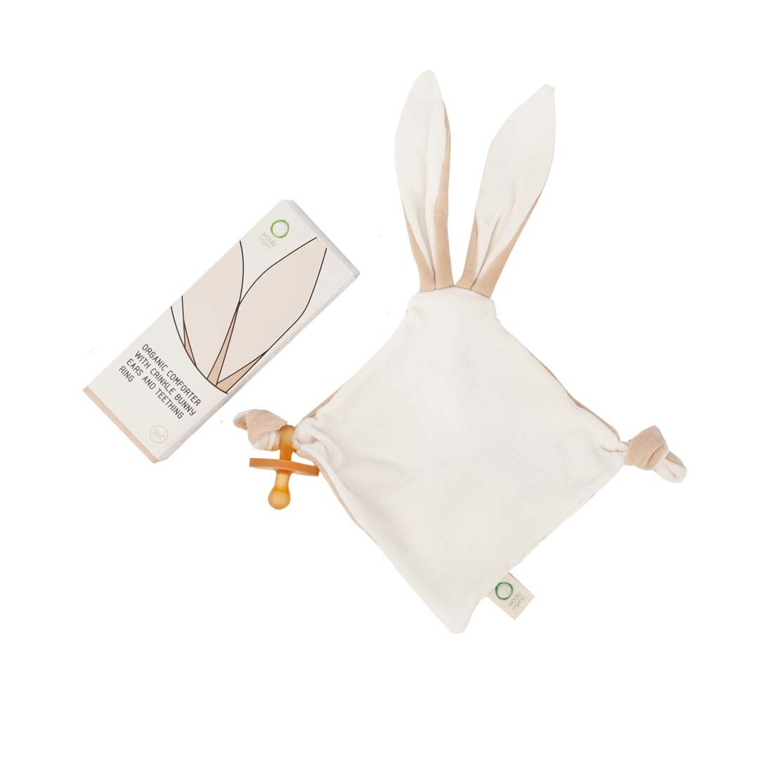 Miega lupatiņa Zaķa ausis, Comforter Bunny Ears, Wooly Organic, WO302