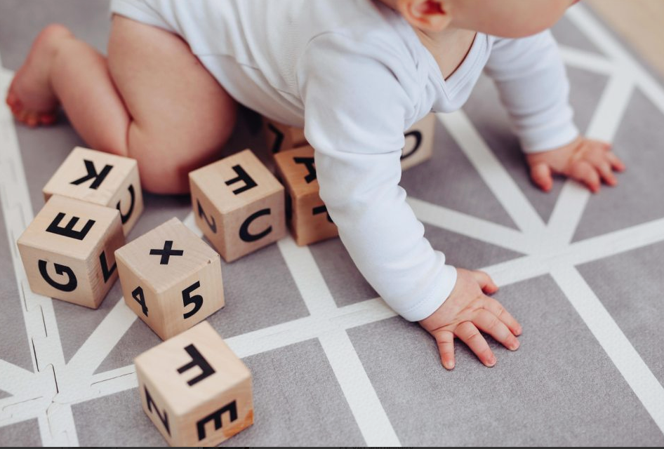 Koka alfabēta klucīši, Alphabet Blocks Black, Ooh Noo