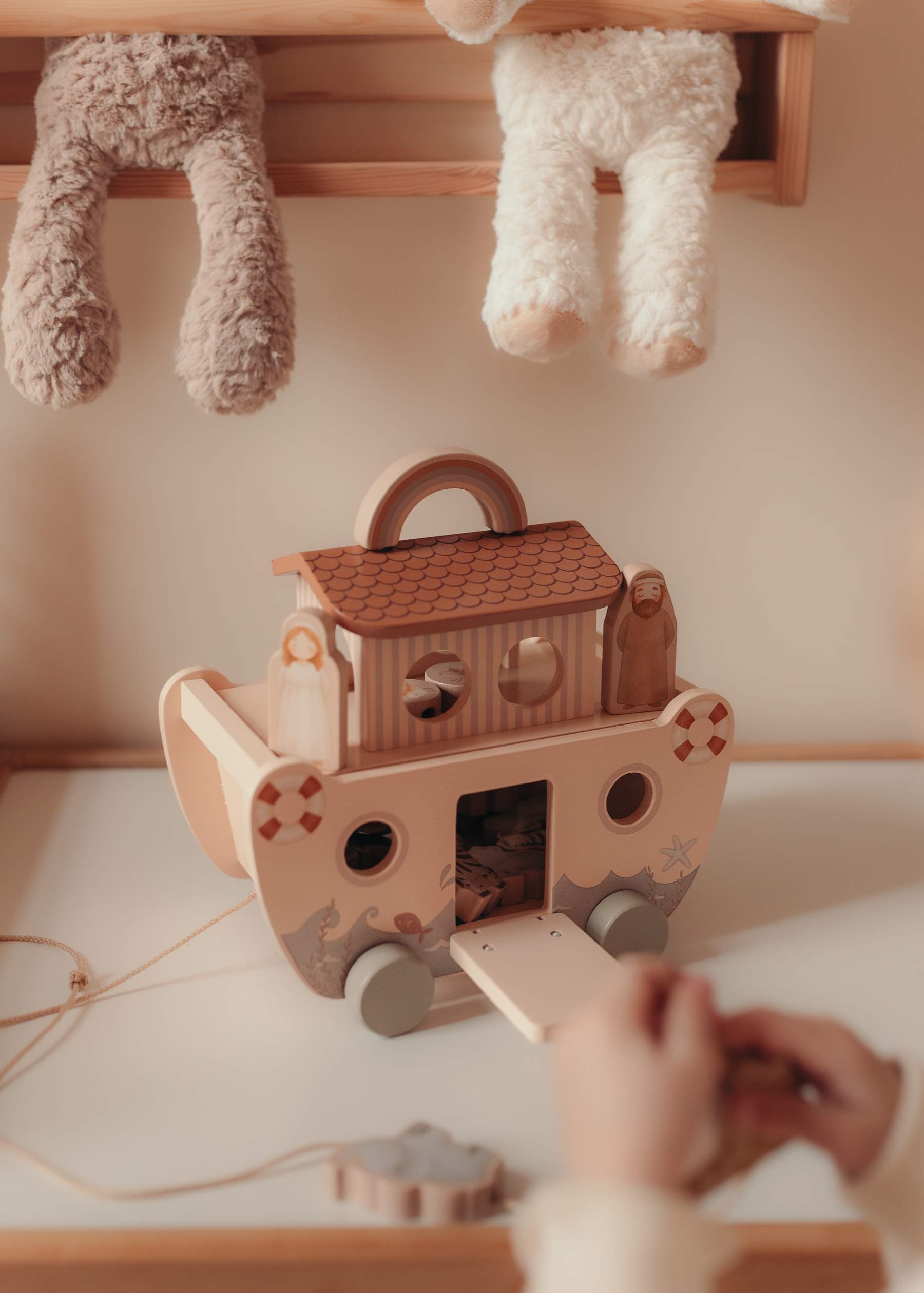 Koka spēle Noa Šķirsts - Buddy Boat Wood Toy, Mrs. Ertha