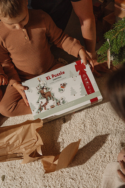 Ziemassvētku lielizmēra puzle, Christmas XL Puzzle, Little Dutch, LD4860