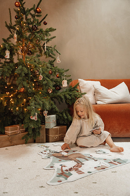 Ziemassvētku lielizmēra puzle, Christmas XL Puzzle, Little Dutch, LD4860