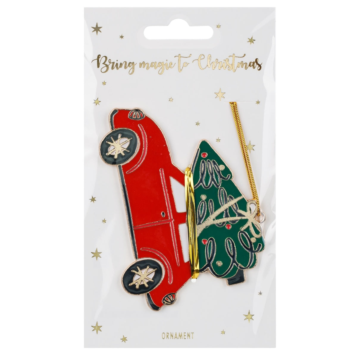 Eglītes rotājums Ziemassvētku auto, Metal Hanging Decoration Christmas Car, Party Deco, ZDM5