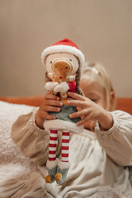 Lelle Doll Christmas Rosa dāvanu kastē, Little Dutch, LD4538