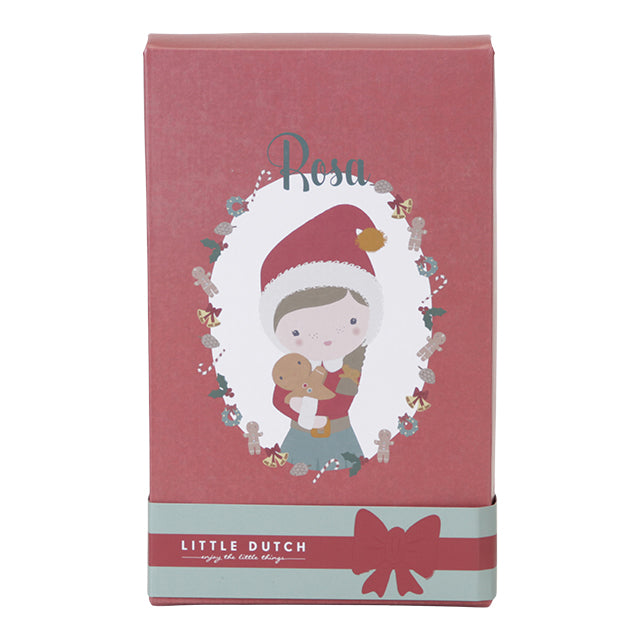 Lelle Doll Christmas Rosa dāvanu kastē, Little Dutch, LD4538