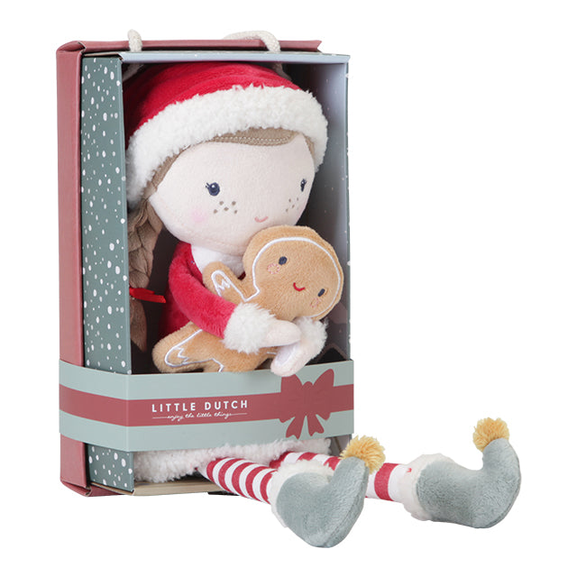 Lelle Doll Christmas Rosa dāvanu kastē, Little Dutch, LD4538