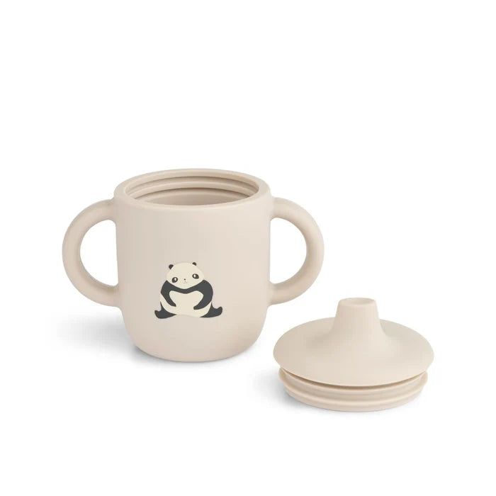 Silikona krūzīte, Neil Sippy Cup, Panda / Sandy, Liewood