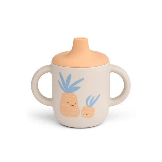 Silikona krūzīte, Neil Sippy Cup, Pineapple / Sandy, Liewood
