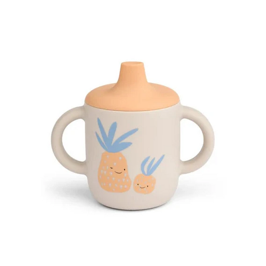 Silikona krūzīte, Neil Sippy Cup, Pineapple / Sandy, Liewood