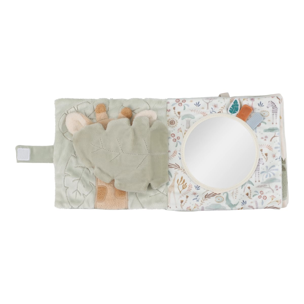 Mīkstā grāmata Safari Friends, Soft Activity Book Large, Little Dutch
