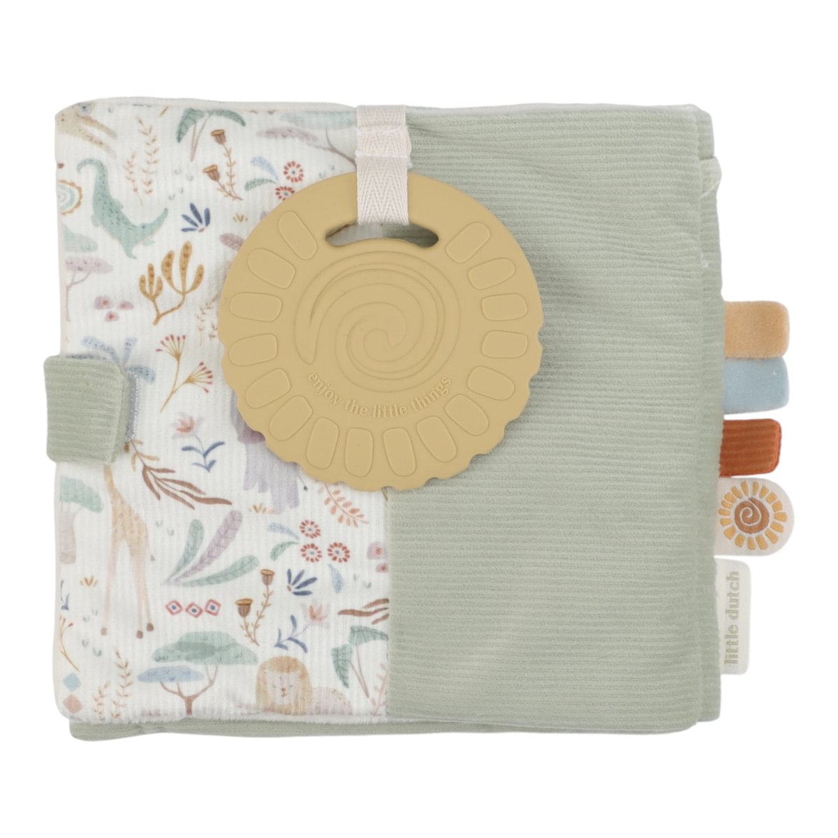 Mīkstā grāmata Safari Friends, Soft Activity Book Large, Little Dutch