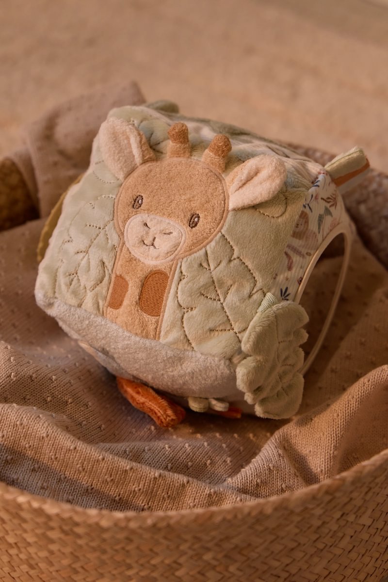 Mīkstais aktivitāšu kubs Safari Friends, Soft Activity Cube, Little Dutch